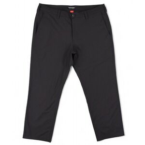 Bluffworks Ascender Pants Mens 38x29 Black Regular Fit Travel Chinos Comfort